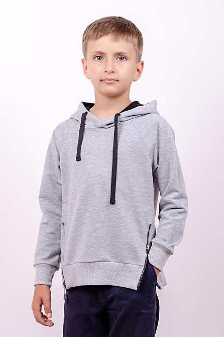 Джемпер для хлопчиків (кольори:сірий, бордовий, темно-сірий ) топ Крохатушка одяг Київ - фото 1