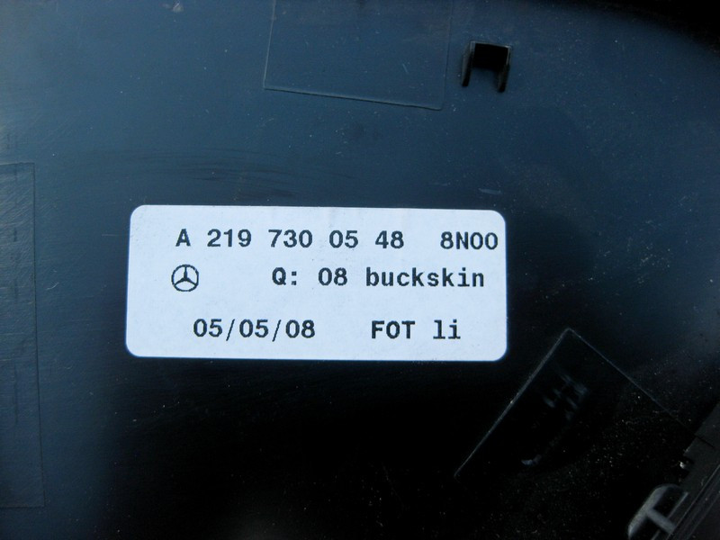 Mercedes-Benz  A2197300548 8N00 Тканинна накладка бежева під ручкою задньої лівої дверної картки CLS C219 Одесса - изображение 3