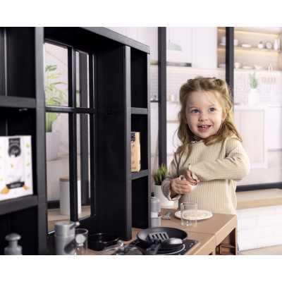 Ігровий набір Smoby Інтерактивна кухня Лофт із кавоваркою, аксесуарами та звуковим ефектом (312600) Вінниця - фото 7