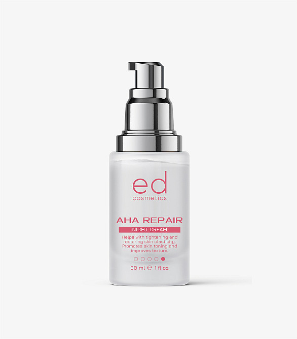 Нічний крем для обличчя AHA REPAIR NIGHT CREAM ED Сosmetics 30 мл Київ - фото 1