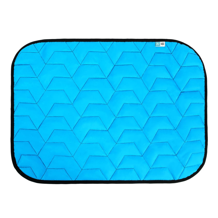 Підстилка AiryVest для собак, блакитна/чорна, розмір L, 100х70 см Коломия - фото 2