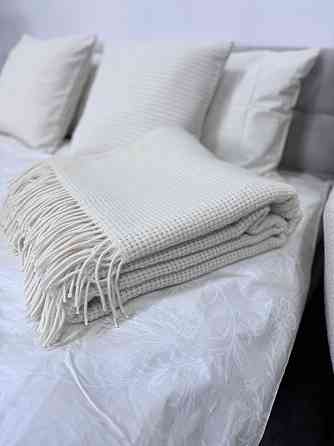 Vladi Плед Vladi 140x200 см вовняний 100% Новозеландський білий Коломия