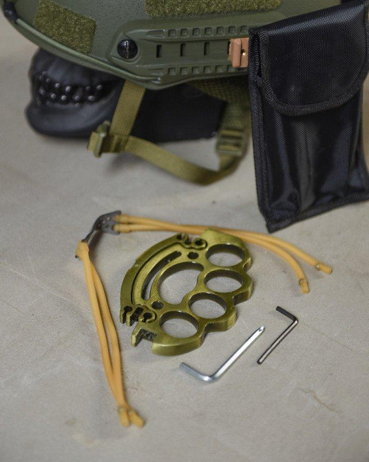 Рогатка металева спортивна з ручкою кастет HeyTec ТР6416 Одеса - фото 10