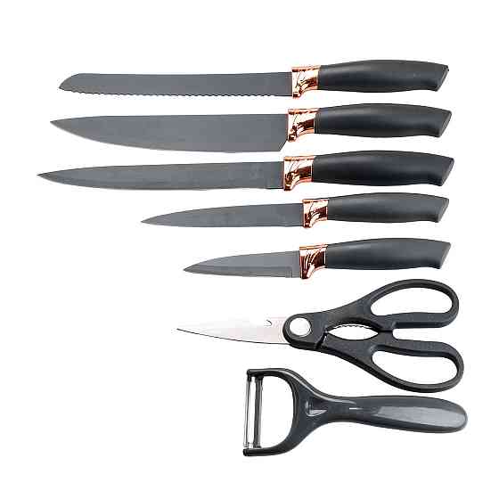 Кухонный набор ножей с ножницами и овощечисткой, 5 шт. Киев