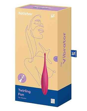 Вібратор для клітора Satisfyer Twirling Fun Magenta Sex Aura Київ