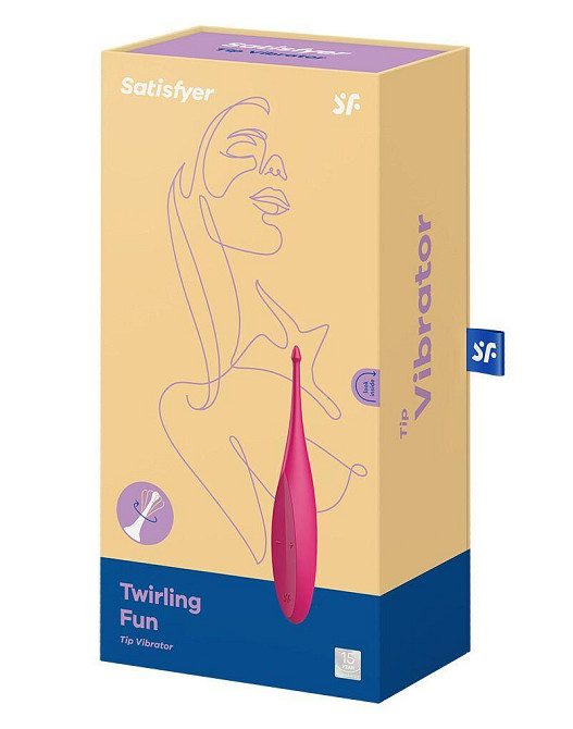 Вібратор для клітора Satisfyer Twirling Fun Magenta Sex Aura Київ - фото 4