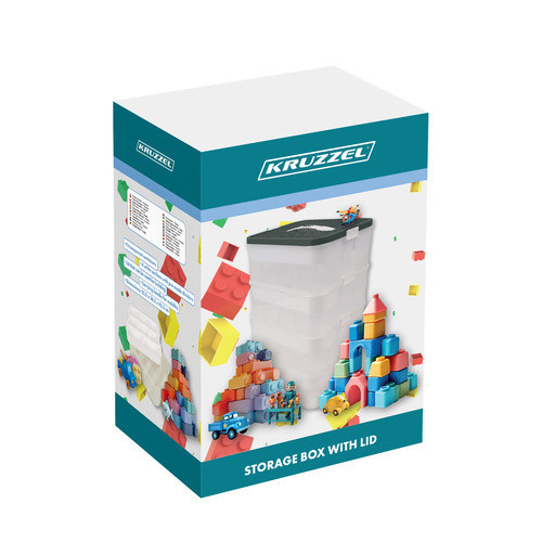 Контейнер для хранения конструктора 29 литров 4 уровня Kruzzel (25758) Нововолынск - изображение 9