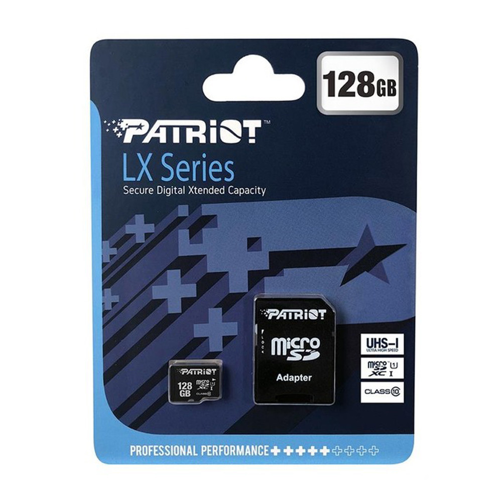 Карта пам'яті Patriot LX 128ГБ microSDXC з адаптером Київ - фото 2