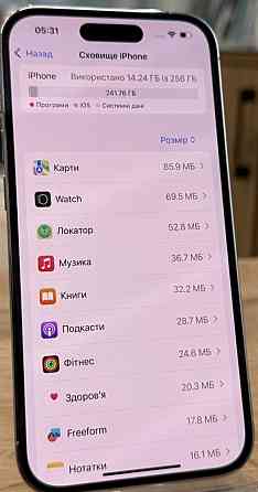 Айфон iPhone 14 Pro 256Gb. Silver. Киев