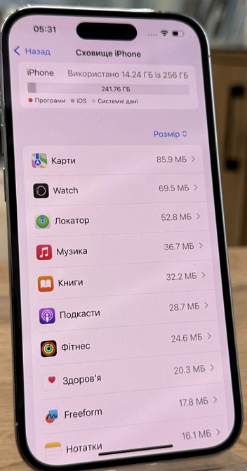 Айфон iPhone 14 Pro 256Gb. Silver. Київ - фото 5