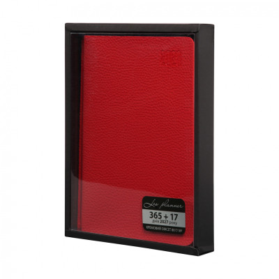 Тижневик Leo planner А5 датований 2026 "Vitto", м‘який, червоний, 368 сторінок (252643) Вінниця - фото 7