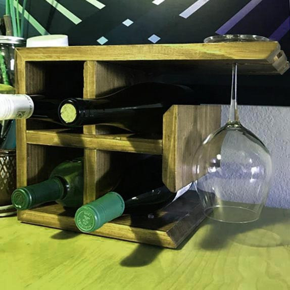 Настільна винна полиця "Біскейн" мускат Миколаїв - фото 1