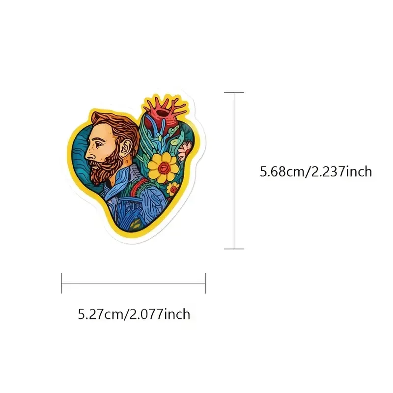 Набор стикеров «Анатомические сердца» – 50 штук Киев - изображение 8