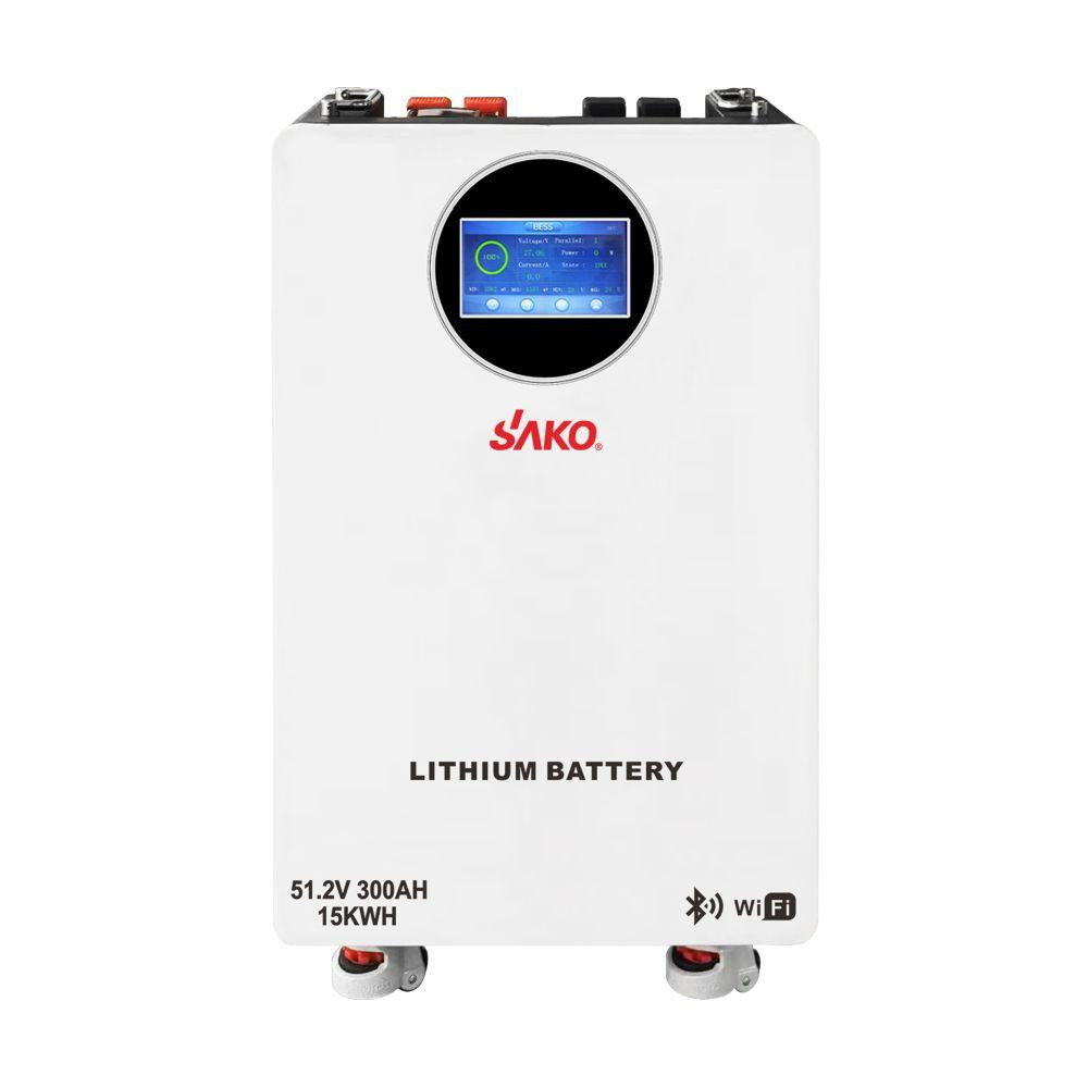 Акумуляторна батарея літій-залізо-фосфатна LiFePO4 300А*год 51.2В 15360Вт*год Sako Li-Sun series SK-51.2V300Ah настінний / Киев - изображение 2