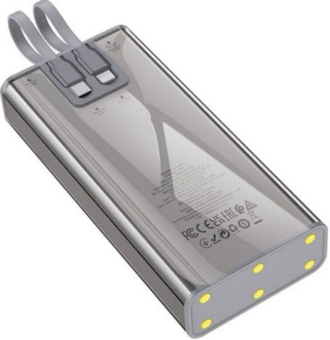 Павербанк зі швидкою зарядкою  20000mAh HOCO J104A гарантія є ОПТ Киев - изображение 4