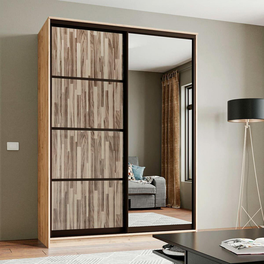 Самоклеющаяся пленка 90см х 10м Коричневый шпон SW-00000830 Киев - изображение 2