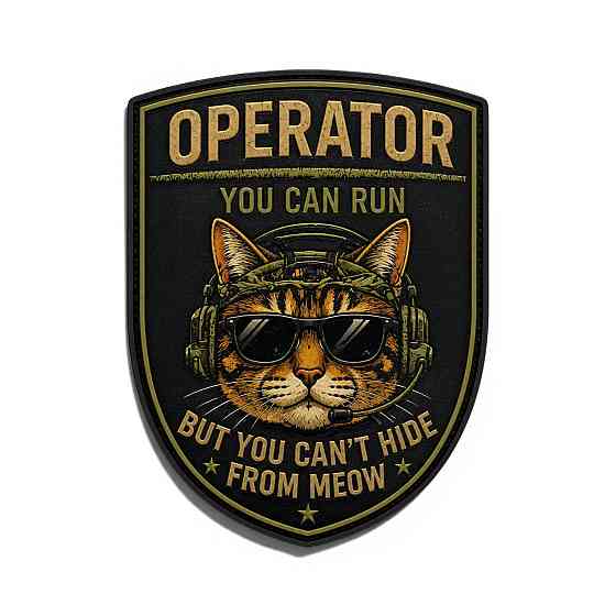 Патч / шеврон You can run but you can`t hide Запорожье