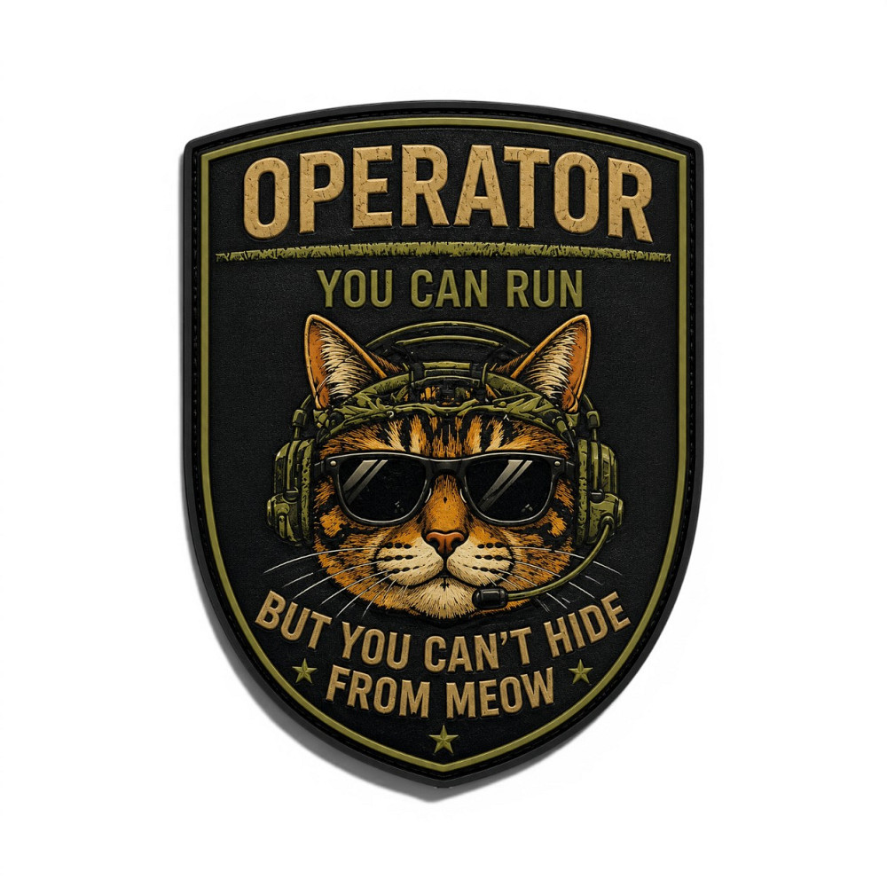 Патч / шеврон You can run but you can`t hide Запорожье - изображение 1