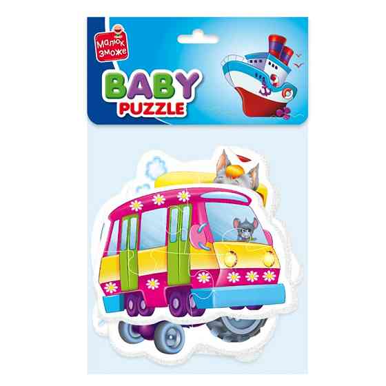 Дитячі бебі пазли "Машини-помічники" VT1106-78 укр. мовою Вінниця