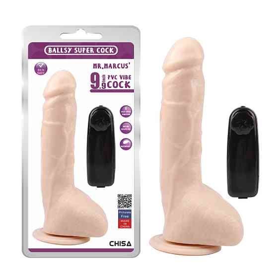 Вибратор на присоске Chisa Ballsy Super Cock MR.MARCUS' 9.9