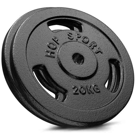 Сет з металевих дисків Hop-Sport Strong 2x20кг Київ