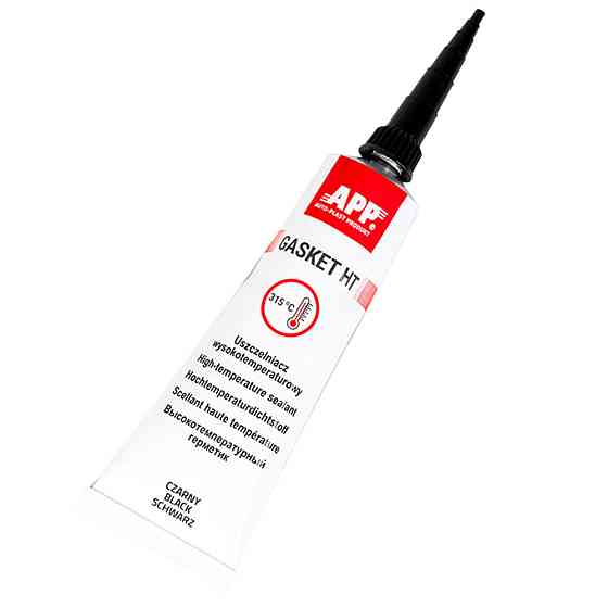 Герметик високотемпературний (до 315*С) Gasket HT чорний 105г APP, 040540 Вінниця