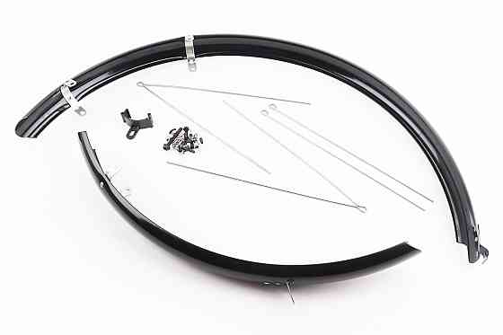 Крила пластмасові 26" MTB довгі, чорні Київ