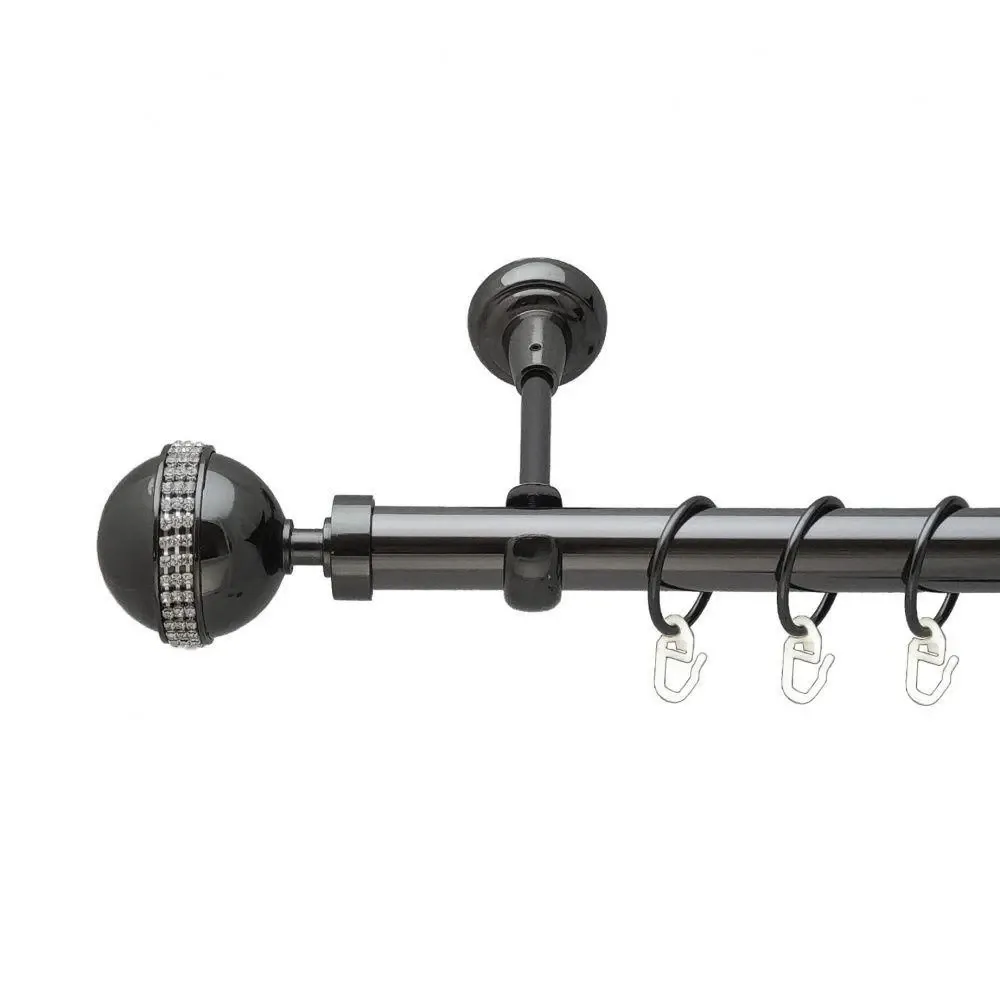 Карниз Orvit Авея металевий однорядний відкритий Онікс 25 мм 200 см (6706531) Львів - фото 1