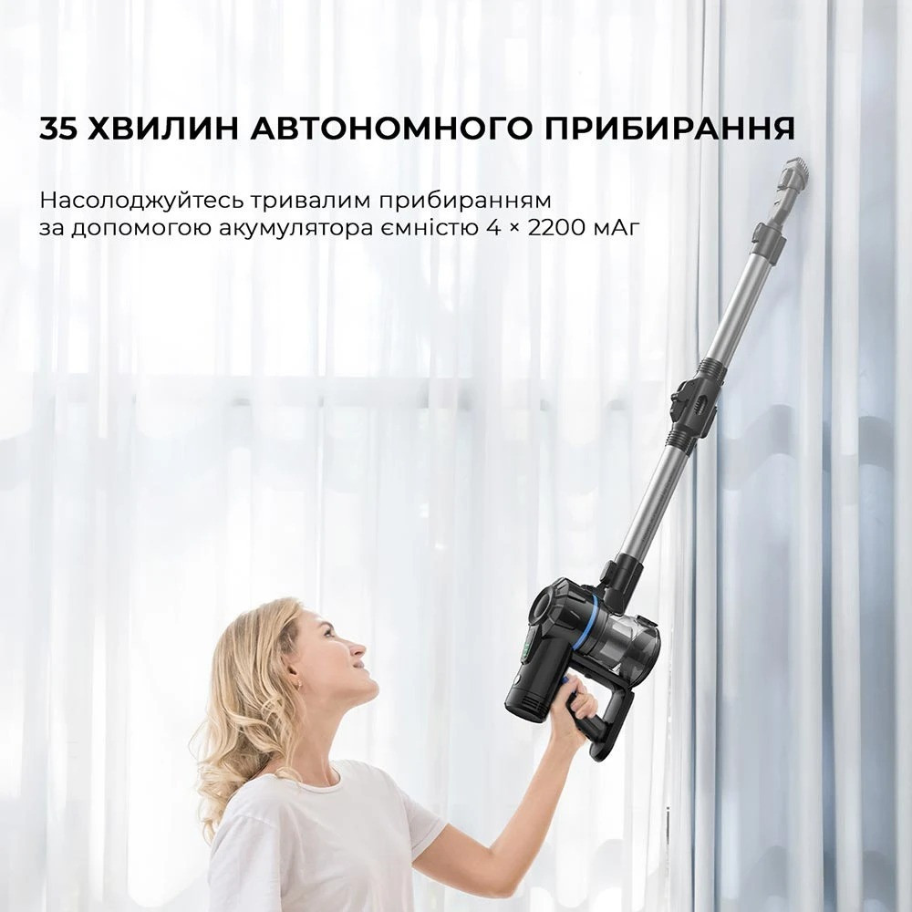 Акумуляторний пилосос Dreame Mova J10 (VJ10A) ( Чорний ) Харків - фото 18