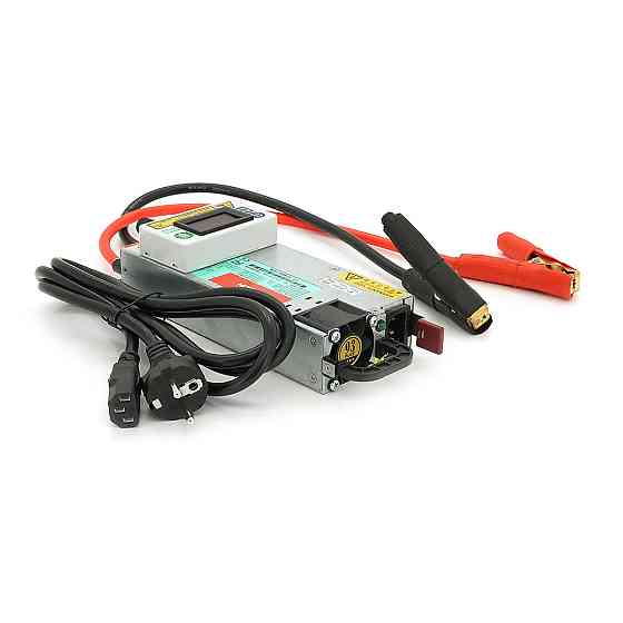 Регулируемое зарядное устройство MERLION для AGM/Li-ion/LiFePo4 АКБ, 0-15V, 0-120А, LSD, крокодилы Киев