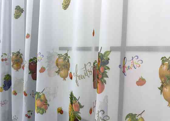 Кухонная арка VR-Textil № 1753т шифон разноцветный 300х170 см (53-0055) Киев