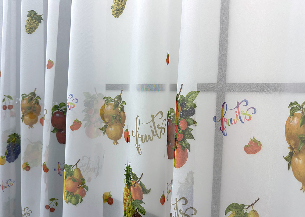 Кухонная арка VR-Textil № 1753т шифон разноцветный 300х170 см (53-0055) Киев - изображение 4