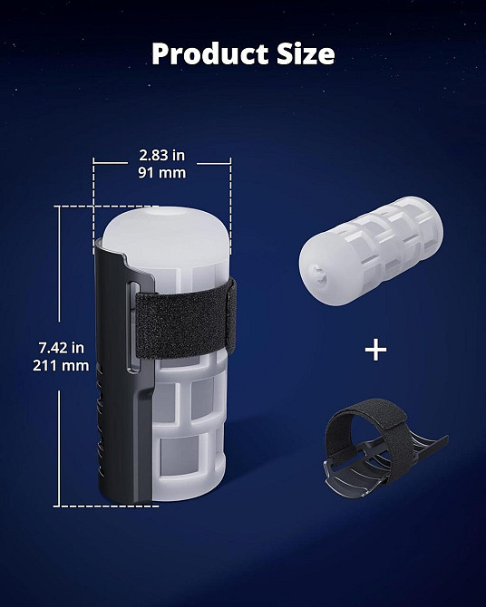 Рукав-мастурбатор Lovense Solace Pro Grip Kit з кріпленням для Solace Pro Sex Aura Київ - фото 7