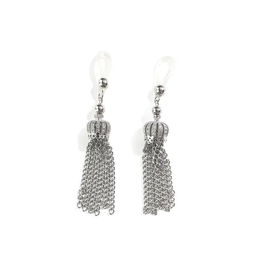 Прикраса для сосків зі стразами Art of Sex - Nipple Clamps Queen Львів - фото 1