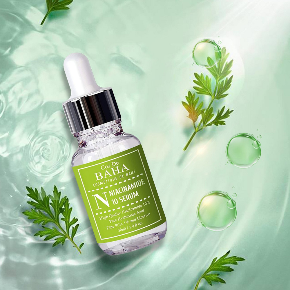Регенерирующая сыворотка для жирной кожи с ниацинамидом 10% Serum with Zinc 1% Cos De Baha 30 мл Киев - изображение 3