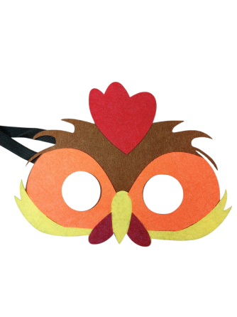 Детская маска Петух для детского праздника one size разноцветный Киев