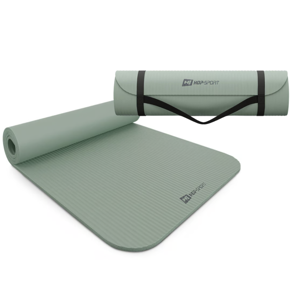 Колрик для йоги Hop-Sport HS-NB010GM NBR 1см оливковый Киев - изображение 6