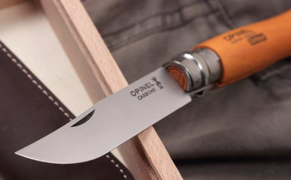 Складаний Ніж Opinel Carbon Steel No8 VRN з чохлом у пеналі (000815) Вуглецева сталь Нововолинськ - фото 4