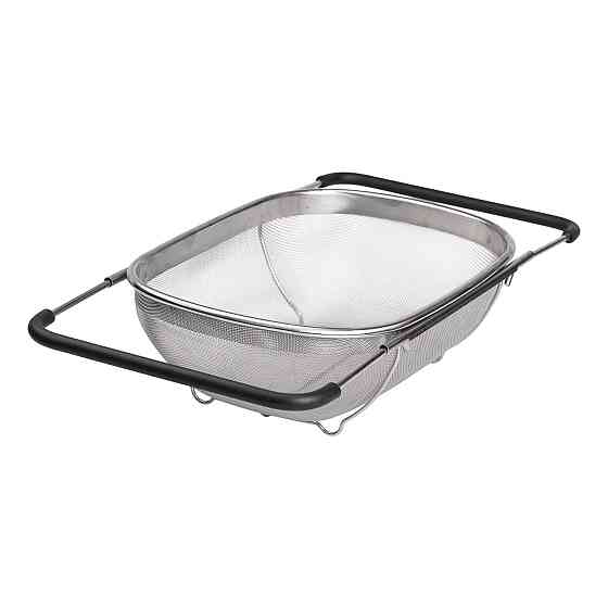 Zhongjing Друшляк сито на раковину для миття овочів та фруктів 36х25х10.5 см з нержавіючої стал Коломыя