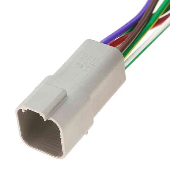 Роз'єм конектор с проводом, 6-кон., Спецтехника, DT04-6P, DT04-6P-E004, AT04-6P-BLK, DEUTSCH CAT, JCB, MAN Київ