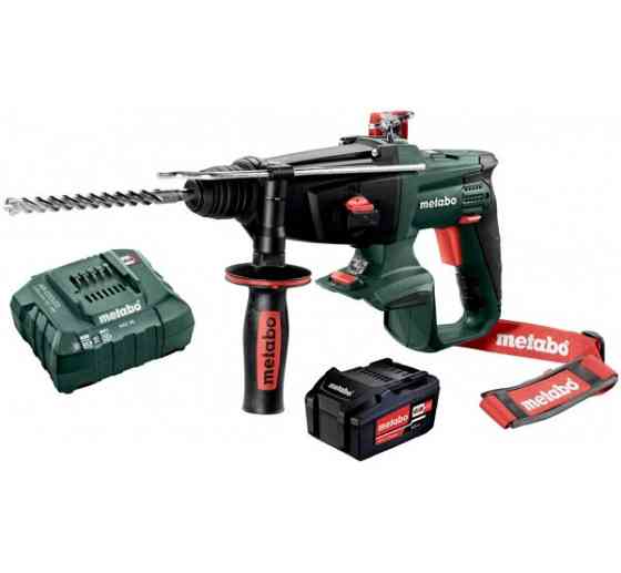 Мощный аккумуляторный перфоратор Metabo KHA 18 LTX : 2.2 Дж, 18В аккум 2ампера и зарядка (600210890) Киев