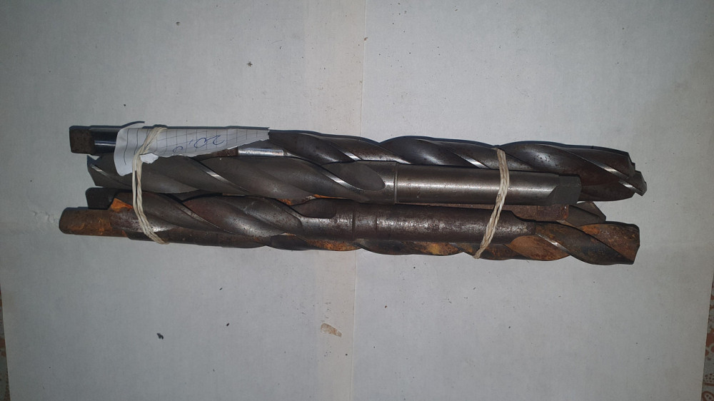 Сверло с коническим хвостовиком 20.0 мм. Р6М5. СССР. Харьков - изображение 1