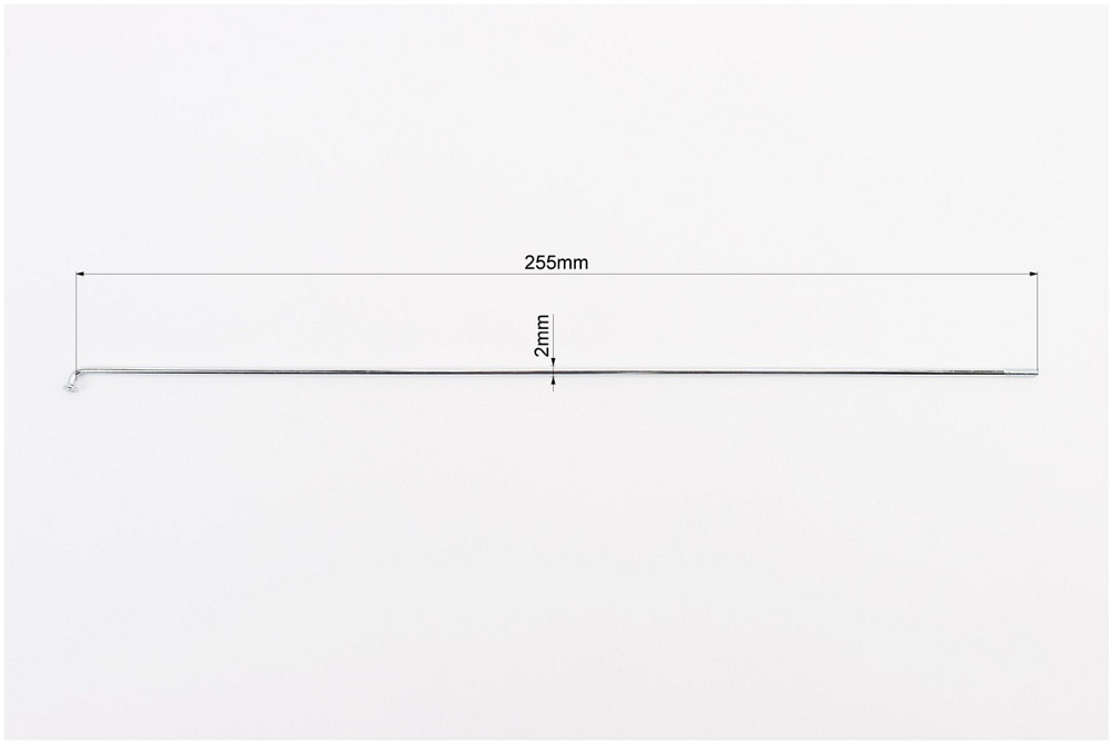 Спиця 14Gx255мм (100шт к-кт), хром Киев - изображение 2