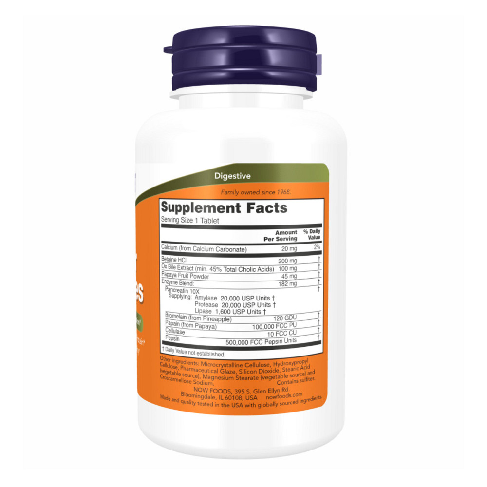 Пищеварительные ферменты и энзимы Now Foods Super Enzyme 180 caps Киев - изображение 2
