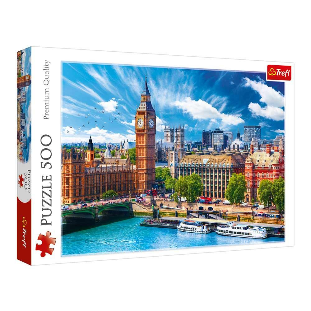 Пазли - (500 елм.) - "Сонячний Лондон" / Англія / Trefl, шт Київ - фото 1