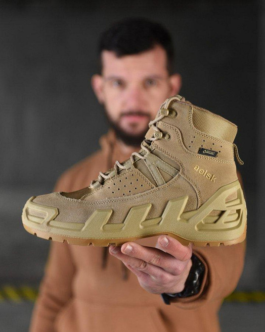 Ботинки тактичні aeisk gore tex coyot ВТ6612 Одеса - фото 13