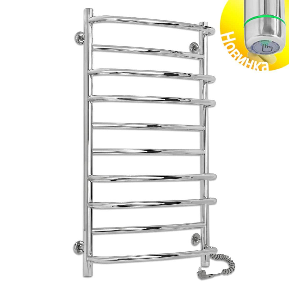 Электрический полотенцесушитель Laris Евромикс П10 600Х900 Э правое подключ. Киев - изображение 1