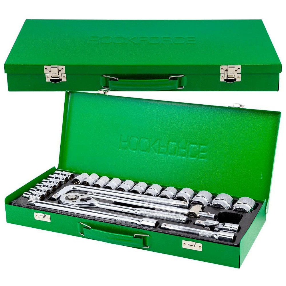 Набор инструментов 24пр. 1/2'' (6гр.) (8-32мм) ROCKFORCE RF-4245B-5 Одесса - изображение 1