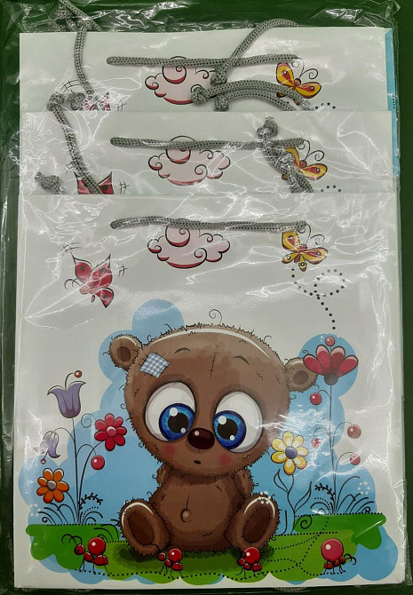 Пакет бумажный подарочный квадратный 23*24*10(артKV-147) (12 шт) Харьков - изображение 4