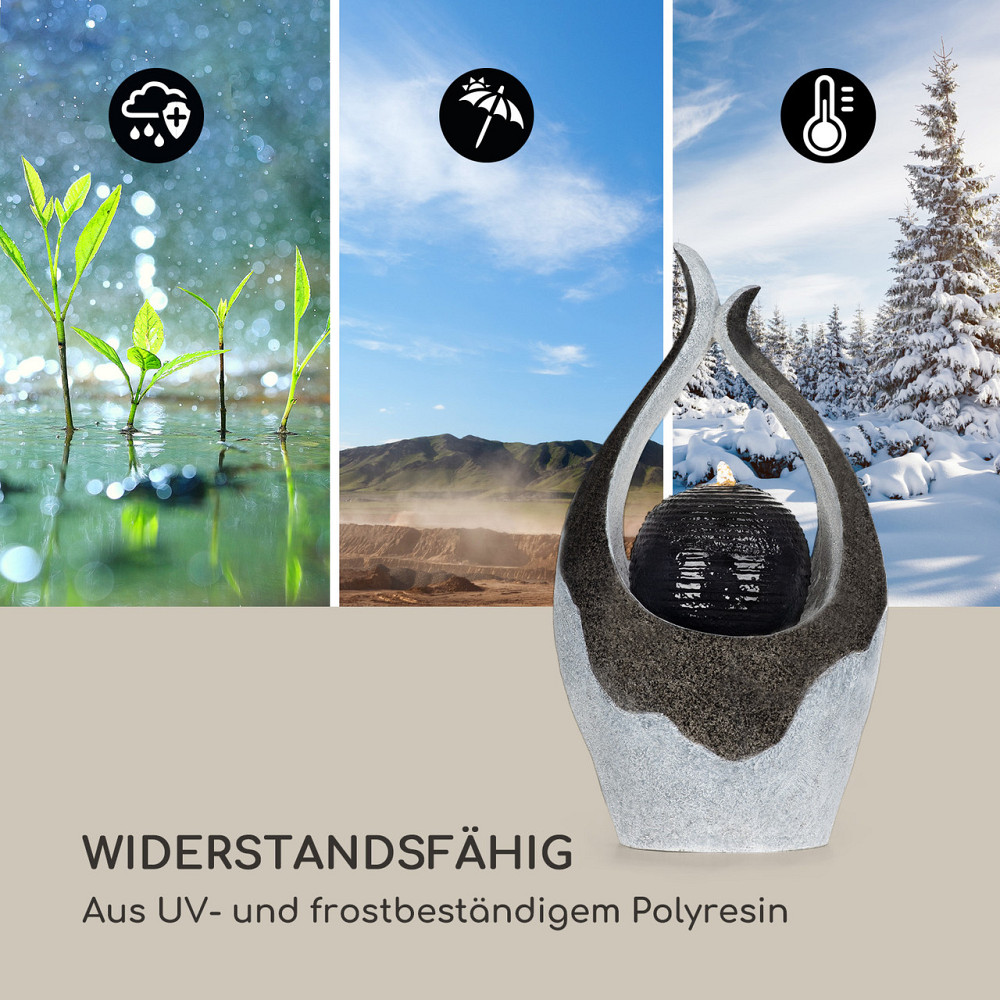 Садовый фонтан Noblino 7W Светодиодное освещение из полирезины (Германия, читать описание) Ровно - изображение 9